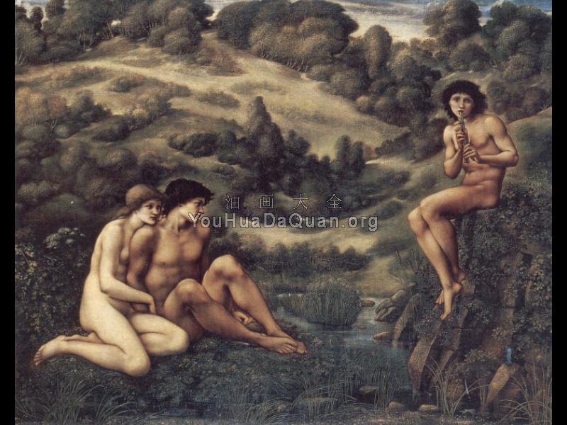 The Garden of Pan - 爱德华·科莱·伯恩·琼斯